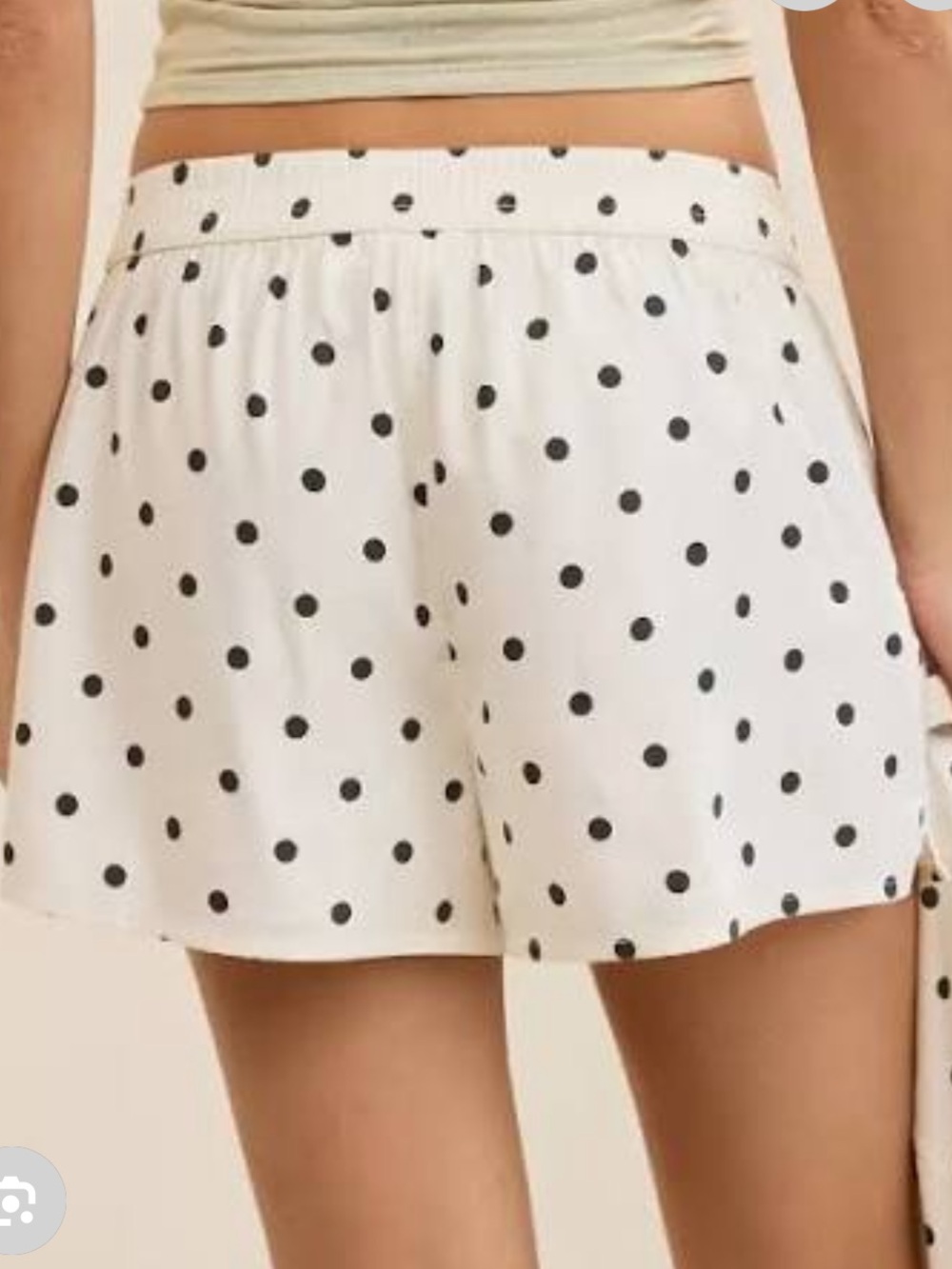 Aerie Black and White Polka Dot Boxer Size Large, NWT - Picture 3 of 5